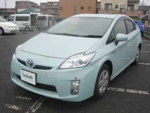 カタログ画像：プリウス （PRIUS） Ｇ 2009年5月 DAA-ZVW30 1800cc アクアブルーメタリック 燃費30.4km / l 外装