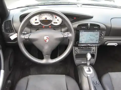 カタログ画像：ボクスター （BOXSTER） ボクスターＳ 2004年4月 GH-98624 3200cc キャララホワイト 燃費7.8km / l 内装