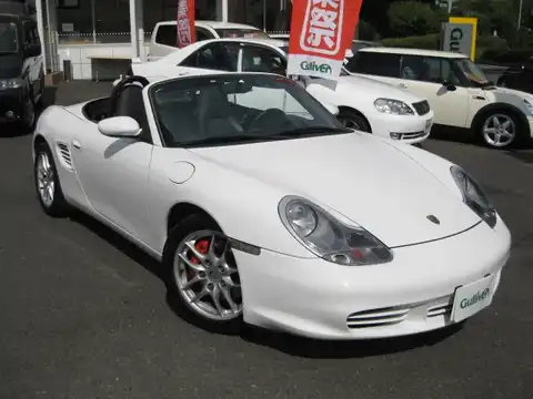 カタログ画像：ボクスター （BOXSTER） ボクスターＳ 2004年4月 GH-98624 3200cc キャララホワイト 燃費7.8km / l メイン（その他）