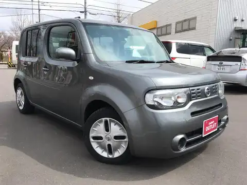 カタログ画像：キューブ （CUBE） １５Ｘ ＦＯＵＲ 2013年10月 DBA-NZ12 1500cc ダークメタルグレー（Ｍ） 燃費15.6km / l メイン（その他）