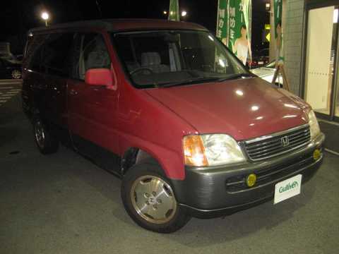 カタログ画像：ステップワゴン （STEPWAGON） Ｇ 回転対座シート 1999年5月 GF-RF1 2000cc ルビーレッド・パール 燃費11.4km / l メイン（その他）