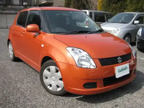 カタログ画像：スイフト （SWIFT） １．３ＸＧ 2005年12月 DBA-ZC11S 1300cc ガーネットオレンジメタリック 燃費18.8km / l メイン