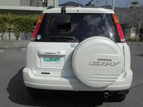 カタログ画像：ＣＲ－Ｖ （CR-V） パフォーマ・ナビオ 2000年5月 GF-RD1 2000cc プレミアムホワイト・パール 燃費11.6km / l バック