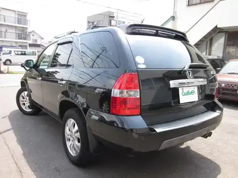 カタログ画像：ＭＤＸ （MDX） エクスクルーシブ 2003年3月 UA-YD1 3500cc ナイトホークブラック・パール 燃費7.8km / l バック