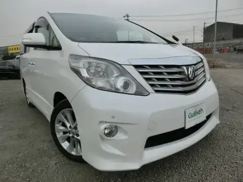 カタログ画像：アルファード （ALPHARD） ２４０Ｓ リミテッド 2009年6月 DBA-ANH25W 2400cc ホワイトパールクリスタルシャイン 燃費11.4km / l メイン（その他）