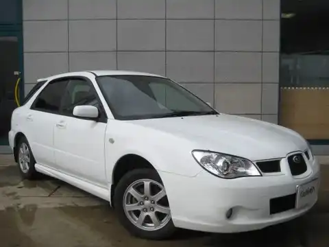 カタログ画像：インプレッサスポーツワゴン （IMPREZA SPORTS WAGON） １．５ｉ 2006年6月 LA-GG3 1500cc ピュアホワイト 燃費16.0km / l メイン（その他）