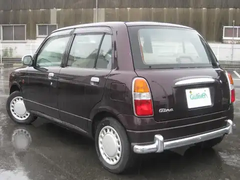 カタログ画像：ミラジーノ （MIRA GINO） ミニライトスペシャルターボ 2001年10月 LA-L700S 660cc ディープブラウンマイカ 燃費18.8km / l バック