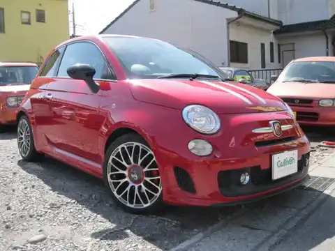 カタログ画像：アバルト５００ （ABARTH 500） ベースグレード 2009年4月 ABA-312141 1400cc ロッソオフィチーナ メイン（その他）