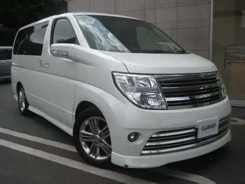 カタログ画像：エルグランド （ELGRAND） ライダー ハイパフォーマンススペック 2009年10月 CBA-E51 3500cc ホワイトパール（３Ｐ） メイン（その他）