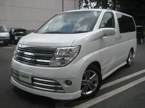 カタログ画像：エルグランド （ELGRAND） ライダー ハイパフォーマンススペック 2009年10月 CBA-E51 3500cc ホワイトパール（３Ｐ） 外装