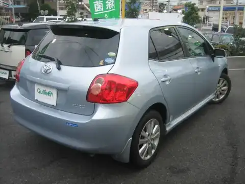 カタログ画像：オーリス （AURIS） １５０Ｘ Ｓパッケージ 2008年12月 DBA-NZE154H 1500cc ライトブルーマイカメタリック 燃費15.4km / l バック