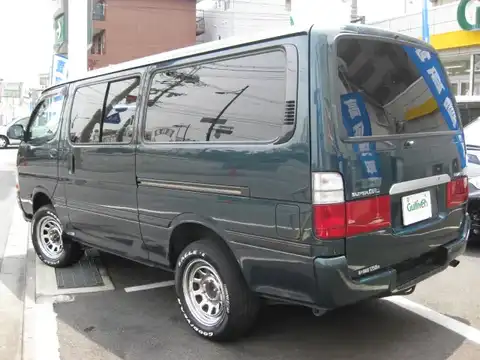 カタログ画像：ハイエースバン （HIACE VAN） スーパーＧＬ 2001年8月 GE-RZH112V 2000cc ダークグリーンマイカメタリック バック