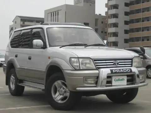 カタログ画像：ランドクルーザープラド （LAND CRUISER PRADO） ＴＺ 1999年6月 KH-KZJ95W 3000cc クリスタルシルバーパールメタリック 燃費10.8km / l メイン（その他）