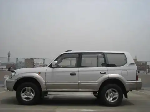 カタログ画像：ランドクルーザープラド （LAND CRUISER PRADO） ＴＺ 1999年6月 GF-VZJ95W 3400cc クリスタルシルバーパールメタリック 燃費8.3km / l 外装