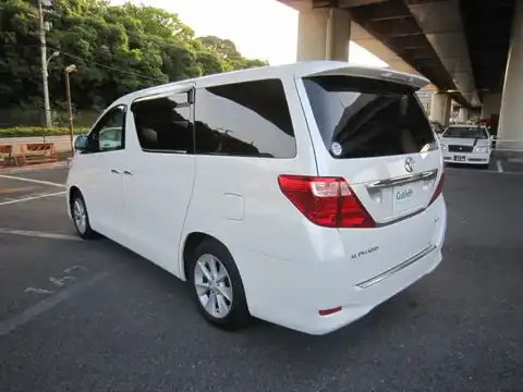 カタログ画像：アルファード （ALPHARD） ３５０Ｇ サイドリフトアップシート装着車 2008年5月 DBA-GGH20W 3500cc ホワイトパールクリスタルシャイン 燃費9.5km / l バック