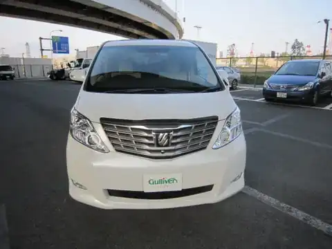 カタログ画像：アルファード （ALPHARD） ３５０Ｇ サイドリフトアップシート装着車 2008年5月 DBA-GGH20W 3500cc ホワイトパールクリスタルシャイン 燃費9.5km / l フロント