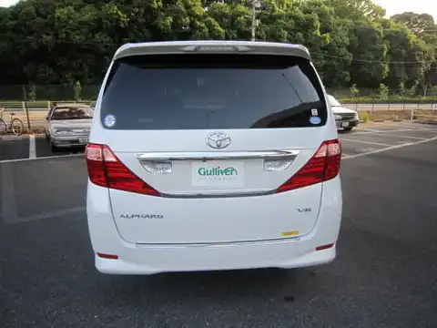 カタログ画像：アルファード （ALPHARD） ３５０Ｇ サイドリフトアップシート装着車 2008年5月 DBA-GGH20W 3500cc ホワイトパールクリスタルシャイン 燃費9.5km / l バック