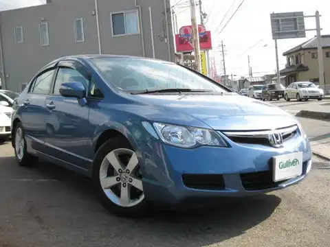 カタログ画像：シビック （CIVIC） １．８ＧＬ 2005年9月 DBA-FD1 1800cc ニュートロンブルー・メタリック 燃費17.0km / l メイン（その他）