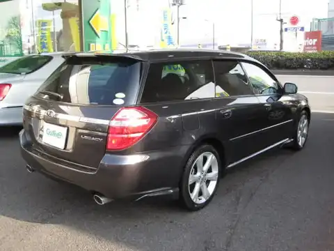 カタログ画像：レガシィツーリングワゴン （LEGACY TOURING WAGON） ２．５ｉ ＳＩクルーズ 2008年5月 DBA-BP9 2500cc オブシディアンブラック・パール 燃費13.0km / l バック