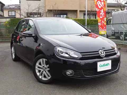 カタログ画像：ゴルフ （GOLF） ＴＳＩコンフォートラインプレミアムエディション 2011年8月 DBA-1KCAX 1400cc ディープブラックパールエフェクト 燃費16.4km / l メイン（その他）