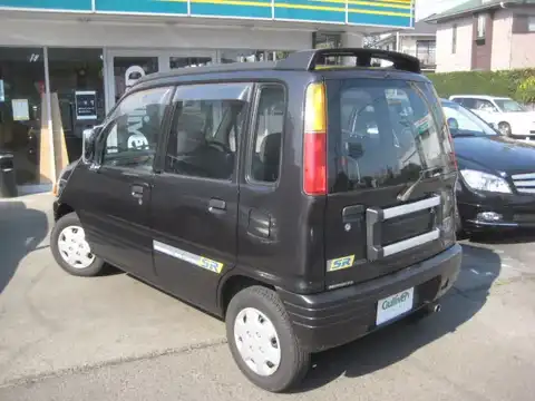 カタログ画像：ムーヴ （MOVE） ＣＳ 1996年5月 E-L610S 660cc ブラックメタリック 燃費15.6km / l バック