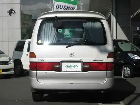 カタログ画像：グランビア （GRANVIA） Ｇリミテッド ツインムーンルーフ仕様車 1996年4月 E-RCH11W 2700cc ホワイトジュエリートーニング バック