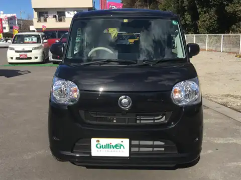 カタログ画像：ムーヴキャンバス （MOVE CANBUS） Ｌ 2017年9月 DBA-LA810S 660cc ブラックマイカメタリック 燃費27.4km / l フロント