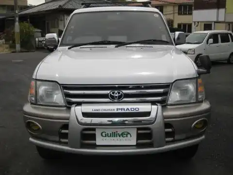 カタログ画像：ランドクルーザープラド （LAND CRUISER PRADO） ＴＺ 1998年1月 KD-KZJ95W 3000cc クリスタルシルバーパールメタリック フロント