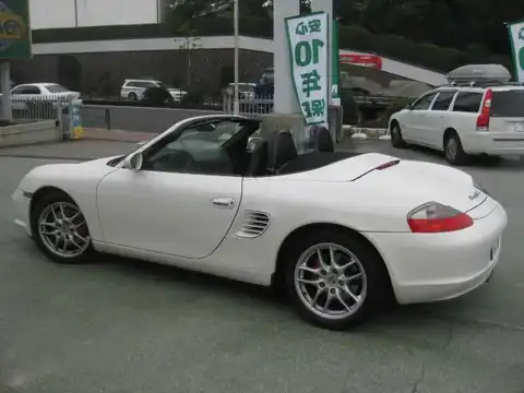 カタログ画像：ボクスター （BOXSTER） ボクスターＳ 2004年4月 GH-98624 3200cc キャララホワイト 燃費8.5km / l 外装