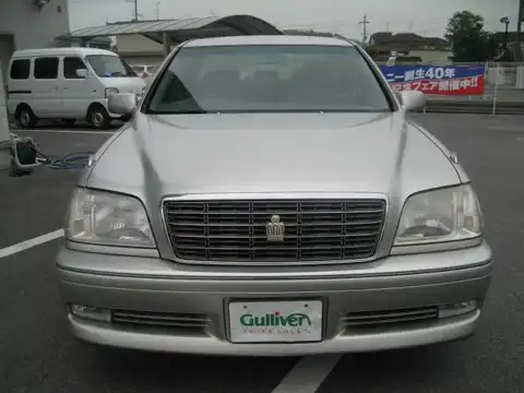 カタログ画像：クラウン （CROWN） ロイヤルエクストラＦｏｕｒ 1999年9月 GH-JZS173 2500cc シルバーメタリック 燃費9.2km / l フロント