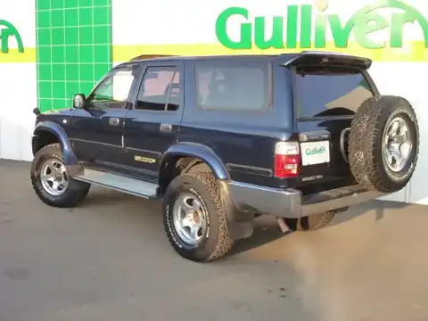 カタログ画像：ハイラックスサーフ （HILUX SURF） ＳＳＲ－Ｇ ワイドボデー 1993年8月 E-VZN130G 3000cc ダークブルーマイカ 燃費7.2km / l バック