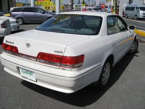 カタログ画像：マークII （MARK II） グランデＧ 1998年8月 GF-JZX101 3000cc ホワイトパールマイカ 燃費10.0km / l 外装