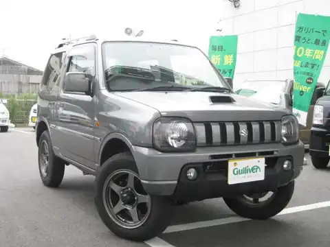 カタログ画像：ジムニー （JIMNY） ランドベンチャー 2007年6月 ABA-JB23W 660cc グラファイトグレーパールメタリック 燃費16.4km / l メイン（その他）