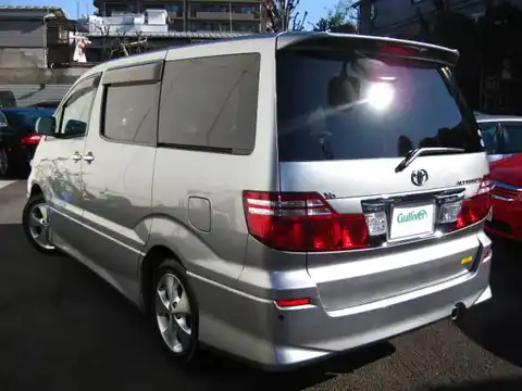 カタログ画像：アルファードＧ （ALPHARD G） ＭＳ プライムセレクションⅡ 2007年6月 CBA-MNH15W 3000cc グレーメタリック 燃費8.6km / l バック