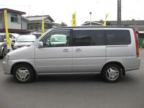 カタログ画像：ステップワゴン （STEPWAGON） Ｗ ポップアップシート 2000年8月 GF-RF1 2000cc グレースシルバー・メタリック 燃費11.4km / l 外装