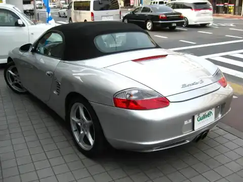 カタログ画像：ボクスター （BOXSTER） ボクスターＳ 2004年4月 GH-98624 3200cc アークティックシルバーメタリック 燃費8.5km / l 外装