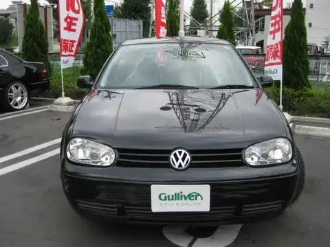 カタログ画像：ゴルフ （GOLF） ＧＬｉ 2001年7月 GF-1JAPK 2000cc ブラックマジックパールエフェクト 燃費9.7km / l フロント