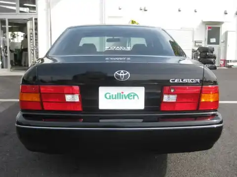 カタログ画像：セルシオ （CELSIOR） Ａ仕様 ｅＲバージョン装着車 1998年8月 GF-UCF20 4000cc ブラックトーニングＧ 燃費8.5km / l バック