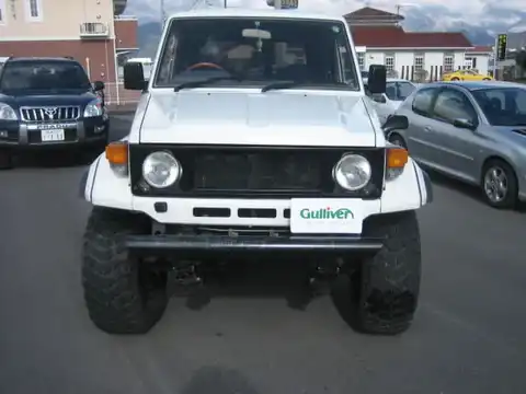 カタログ画像：ランドクルーザー７０ （LAND CRUISER 70） ＺＸ ４ドア 1996年8月 KC-HZJ77HV 4200cc ホワイト フロント