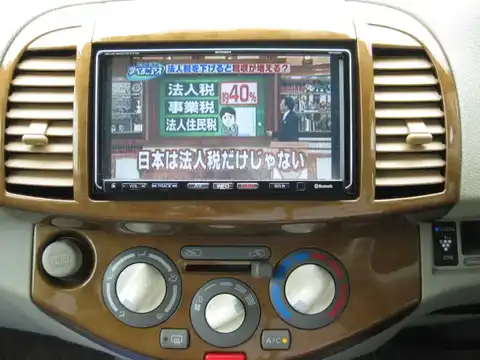 カタログ画像：マーチ （MARCH） ラフィート 2004年4月 CBA-AK12 1200cc ホワイトパール（３Ｐ） 燃費19.0km / l 内装