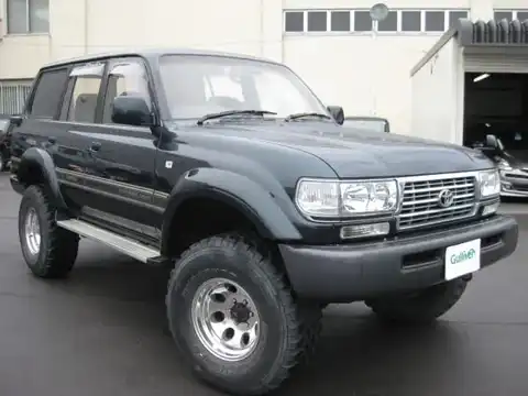 カタログ画像：ランドクルーザー８０ （LAND CRUISER 80） バン ８０ＶＸリミテッド メモリアルパッケージ 1994年5月 S-HDJ81V 4200cc ダークグリーンマイカ メイン（その他）