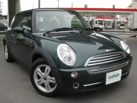 カタログ画像：ＭＩＮＩ （MINI） ワン 2004年9月 GH-RA16 1600cc ブリティッシュ・レーシング・グリーンメタリック 燃費14.0km / l メイン（その他）