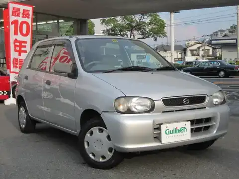 カタログ画像：アルト （ALTO） Ｌｃ 1999年10月 GF-HA12S 660cc シルキーシルバーメタリック 燃費18.4km / l メイン