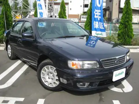 カタログ画像：セフィーロ （CEFIRO） ２０エクシモ デュアルセレクションⅡ 1996年5月 E-A32 2000cc ディープブルーパール 燃費11.6km / l メイン