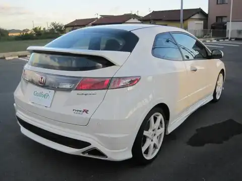 カタログ画像：シビック （CIVIC） タイプＲ ユーロ 2009年11月 ABA-FN2 2000cc チャンピオンシップホワイト 燃費10.8km / l バック