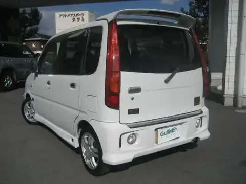 カタログ画像：ムーヴ （MOVE） エアロＲＳ－ＸＸリミテッド 2002年6月 LA-L912S 660cc パールホワイトI 燃費14.0km / l バック