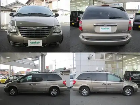 カタログ画像：クライスラー・グランドボイジャー （CHRYSLER GRAND VOYAGER） リミテッドＡＷＤ 2004年5月 GH-RG33L 3300cc ライトカーキメタリッククリアコート 燃費7.2km / l 外装