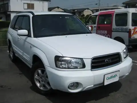 カタログ画像：フォレスター （FORESTER） Ｘ２０ 2004年4月 TA-SG5 2000cc ピュアホワイト 燃費13.6km / l メイン（その他）