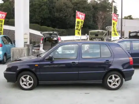 カタログ画像：ゴルフ （GOLF） ＧＬｉ 1996年9月 E-1HAGG 2000cc ブラックマジックパールエフェクト 燃費13.0km / l 外装