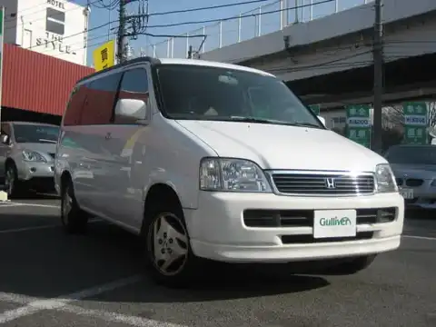 カタログ画像：ステップワゴン （STEPWAGON） Ｎ ５人乗り ポップアップシート 2000年8月 GF-RF1 2000cc タフタホワイト 燃費11.4km / l 外装